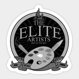 The Elite Artists Sticker